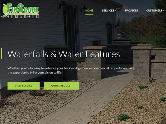 FinScape FinPro Services LLC Hardscape Landscape Design Mowing Lawn Maintenance Residential Commercial